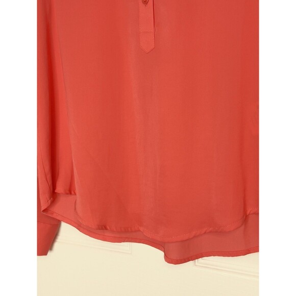 MSCH Moss Copenhagen MSCH Pullover Blouse Womens Size Small Salmon Coral Color - Picture 3 of 11